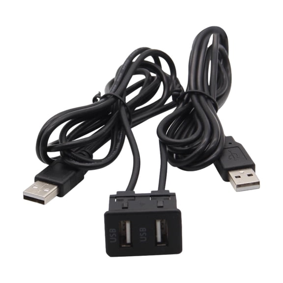 LeeQinersw Car Flush Mount USB Extension Cable 150cm Adapter Cable USB Extension Cable USB Port