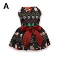 thumbnail image 1 of Winter Pets Dresses Christmas Dog Clothes Warm Cute Printed Skirt for Puppy Cat Kitten Dog Dress Cotton Pet Clothing Cat Costume ShopWise Round, 1 of 16