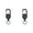 Black, variant on Heavy Duty Retractable Keychain, Multi-Tool Carabiner, Retractable Cable ID Tactical Reel for Men and Women, Black, 2 Pcs