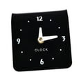 thumbnail image 1 of Reloj de mesa silencioso minimalista de madera analógico para decoración de escritorio, elegante decoración del hogar. L, 1 of 9
