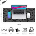 thumbnail image 5 of Long Mouse Pads for Desk,Gray Halloween Bats and Spider Webs Desk Mats on Top Of Desks, Desk Mouse Pad Extra Large with 3mm Non-Slip Base and Stitched Edge for Gaming,Office,Work,Home 35.4"x15.7", 5 of 6