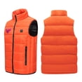 thumbnail image 4 of SELONE Heated Vests for Men Women 1 Control 4 Heating Zones Fleece Jacket Sleeveless Soild Casual Coat Plus Size, 4 of 7