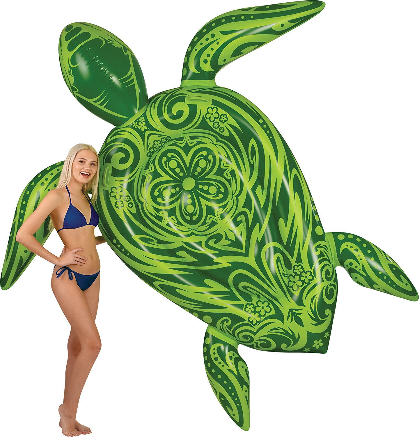 turtle floatie pool