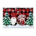 thumbnail image 4 of SUNOLIFE Christmas Gnomes Placemats Set of 4,Red Buffalo Plaid Xmas Tree Table Place Mats 12x18 inch, 4 of 4