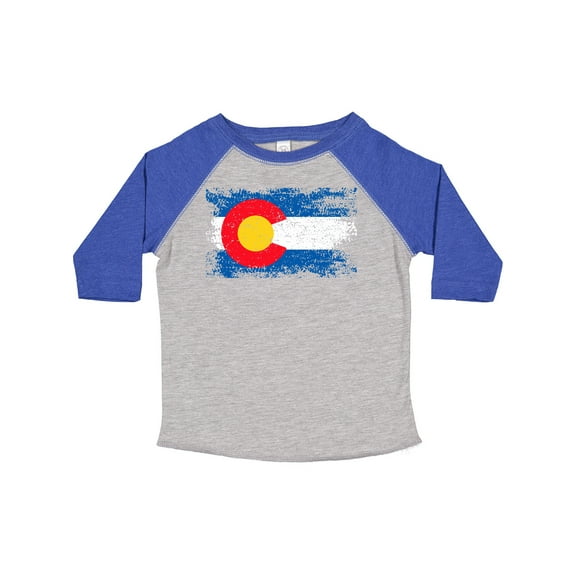 Inktastic Colorado Flag Distressed Look Boys or Girls Toddler T-Shirt