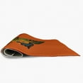 thumbnail image 4 of 24" 36" Simply Daisy Colorful Swallowtail Butterfly Novelty Chenille Area Rug, Perfect Orange, 4 of 4