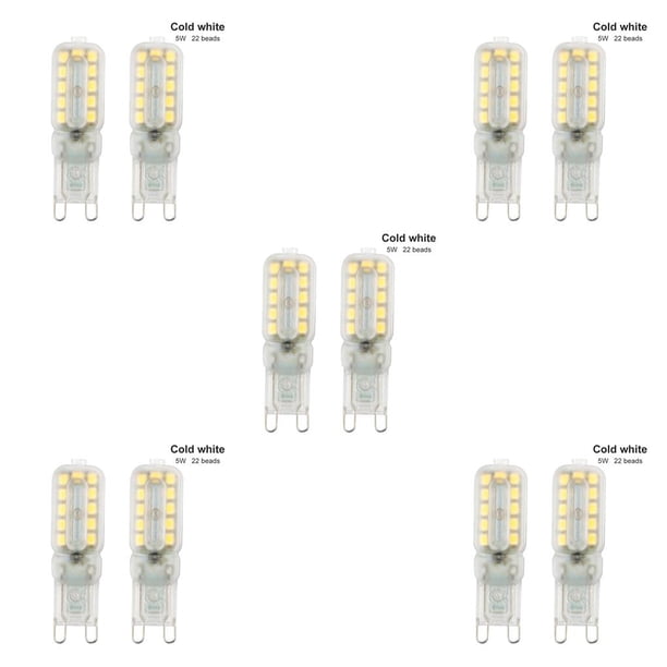 Mini LED Naiovety 2 Piezas Luz Regulable Ahorro de Energía Cálido Blanco Frío