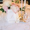 thumbnail image 4 of YSNOOWE 10Ud Etiquetas Colgantes De Acrílico Rosa Para Sillas Reservadas Para Eventos Y Bodas, 4 of 7