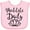 AD-Pink, variant on Inktastic Meditation Yoga Meditate Daily Resolution Boys or Girls Baby Bib