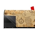 thumbnail image 3 of PAYOHTO Vintage Globe Compass World Map Mailbox Covers Magnetic Standard Size 18 x 21 Inch Mailbox Wraps for Garden Yard Home Outdoor Decor, 3 of 4
