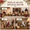 thumbnail image 5 of 3D Christmas Fabric Poke Art Kit with frame,Handmade Fabric Poke Art Kit for Adults & Beginner, Vintage Holiday Handmade Decoration, Easy Relaxing DIY Craft, 5 of 5