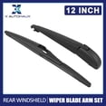 thumbnail image 2 of Rear Windshield Wiper Blade Arm Set 310mm 12 Inch for Toyota Highlander Kluger XU40 07-13, 2 of 7