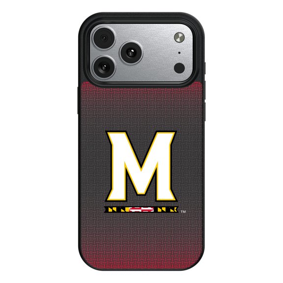 Maryland Terrapins Linen Logo iPhone Magnetic Bump Case