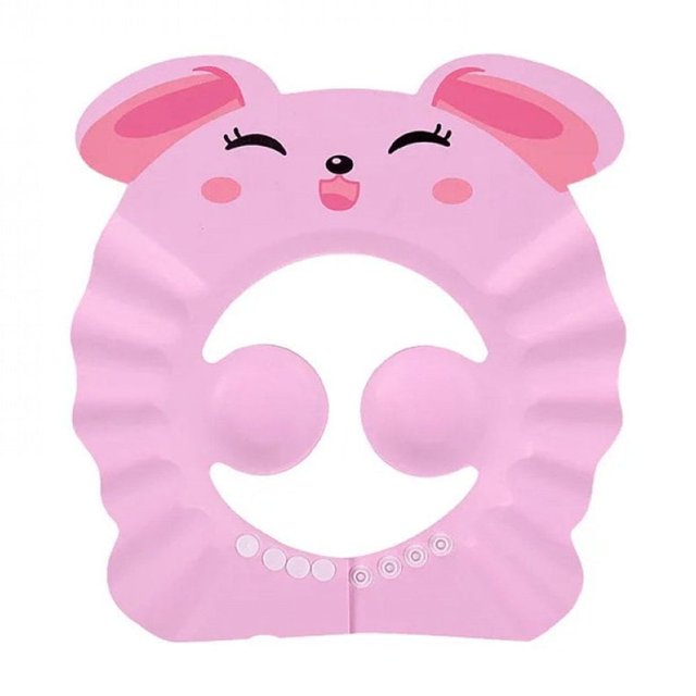 HLONKBaby Shower Soft Cap Adjustable Hair Wash Hat for Kids Ear Protection Safe Children Shampoo Bathing Shower Protect Head Cover