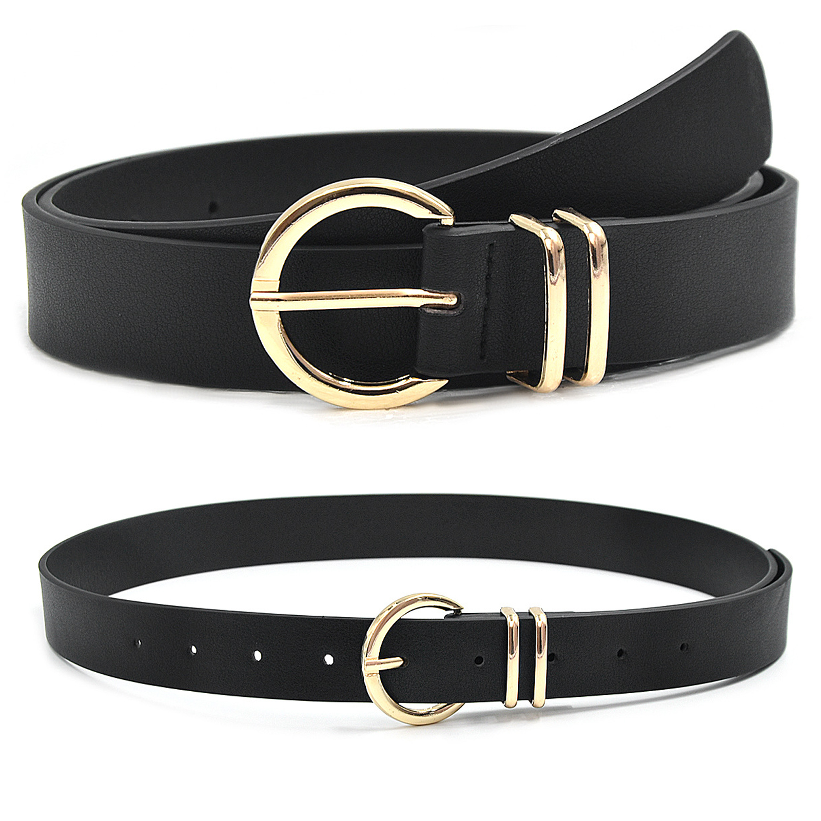 SENDEFN Women's Leather Belts, 2-Pack photo 3