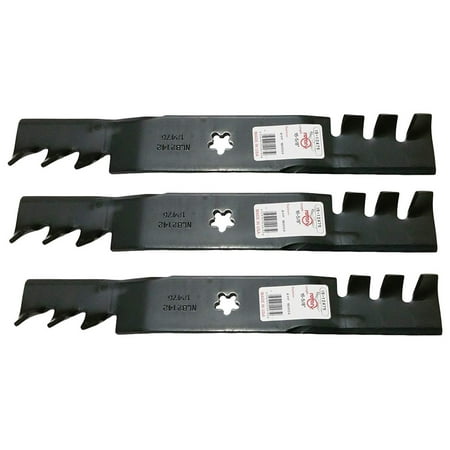 Set OF 3, Mulching Blades Replace 180054, 173921, or 193920 Blades, 48