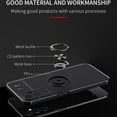 thumbnail image 6 of Case for Samsung Galaxy A54 5G 6.4" 2023, 360 Degree Rotating Ring Kickstand Magnetic Car Magnetic Suction Shockproof Soft TPU Drop Resistant Anti-fingerprin Shell, Black/Blue, 6 of 14
