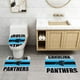 thumbnail image 2 of Juego de alfombras de baño de 3 piezas del equipo Panthers Alfombra antideslizante para baño de 31,5 x 20 pulgadas, 2 of 7