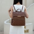 thumbnail image 2 of MKF Collection Alba Women Convertible Backpack Bag Vegan Leather Bookbag Purse Handbag Fashion Travel Daypack Bag by Mia K - Khaki Beige, 2 of 8