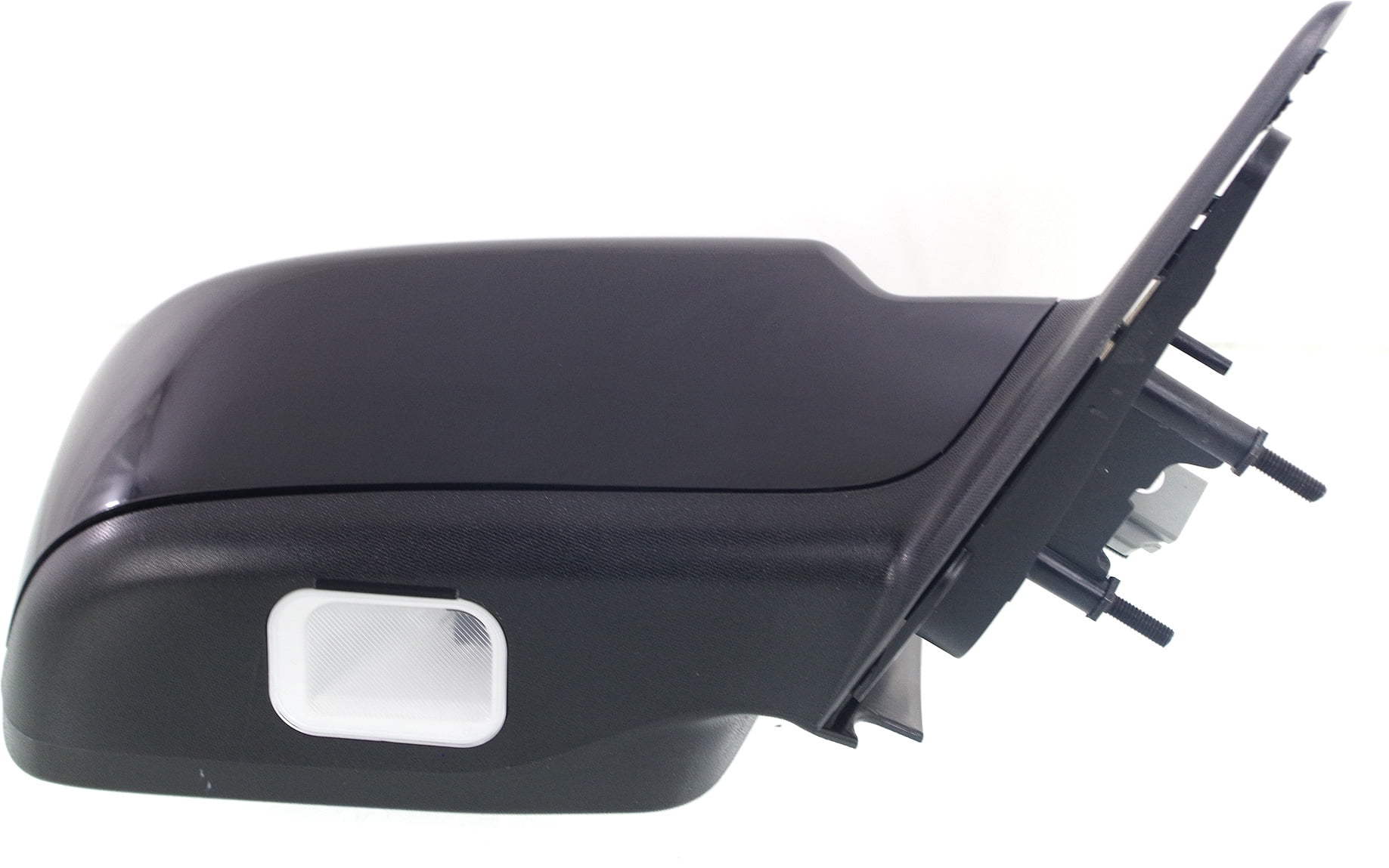 Mirror Compatible With 2010-2012 Ford Fusion 2010-2011 Mercury Milan Right Passenger Side Heated w/ Blind Spot Detection in Glass 1 Paintable and Textured Black Cap Kool-Vue
