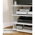 thumbnail image 4 of TV Cabinet, 4 Shelves Entertainment Center for TVs Up to 25", TV Stand for Living Room, 4 of 6
