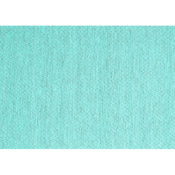 Ahgly Company Indoor Rectangle Abstract Turquoise Blue Contemporary Area Rugs, 2' x 4'