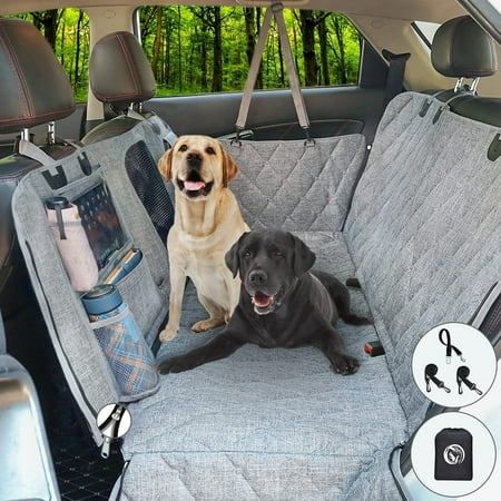 Backseat Dog Cover For Car Seat Hammock Rear Covers - Car Back Seat Protector Dog Backseat Dog Cover For Car Seat Hammock Rear Covers - Car Back Seat Protector Dog