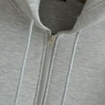 thumbnail image 4 of KEYANKETIAN-Sudadera con capucha y cremallera para mujer, suéter holgado de gran tamaño con bolsillos dobles, ropa de calle, estilo Unisex, invierno, novedad, 4 of 5