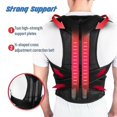 thumbnail image 2 of S-4xl 6 Size Adjustable Posture Corrector Back Support Shoulder Back Brace Posture Correctionr Lumbar_Gift Of G, 2 of 4