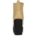 thumbnail image 3 of Unique Bargains Women's Zip Platform Chunky Heel Combat Boots, 3 of 6