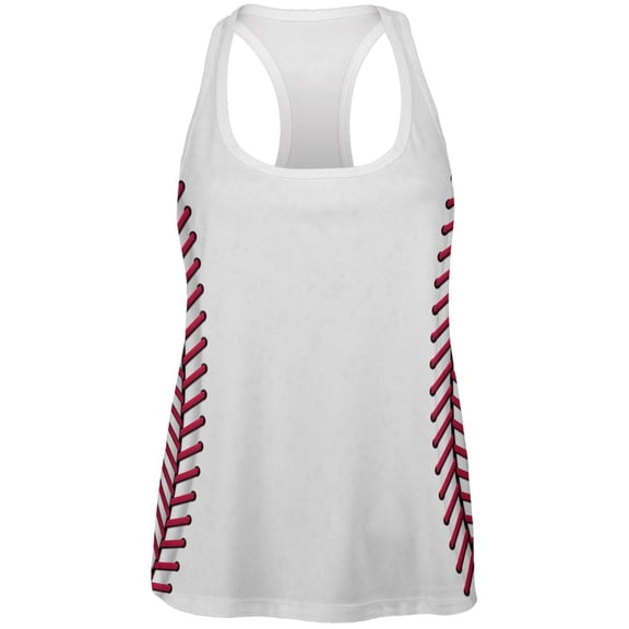 Baseball Costume All Over Womens Work Out Tank Top - X-Large