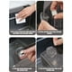 thumbnail image 4 of Organizador de esponja para fregadero de cocina | Organizador colgante de plástico móvil con ganchos en forma de M para esponja, cepillo y tapón de fregadero | Soporte divisor doble de acero in, 4 of 5