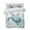 White, variant on Quilts Full Size Bedding Set, Blue Sea Turtle Lightweight Quilted Comforter, Summer Coastal Coral Ocean Soft Reversible Bedspread Coverlet with Pillow Covers for All Season, 78" x 90"