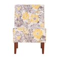 thumbnail image 4 of Linon Chaise d'Appoint en Bois Rembourrée Lily Bridey en Gris, 4 of 14
