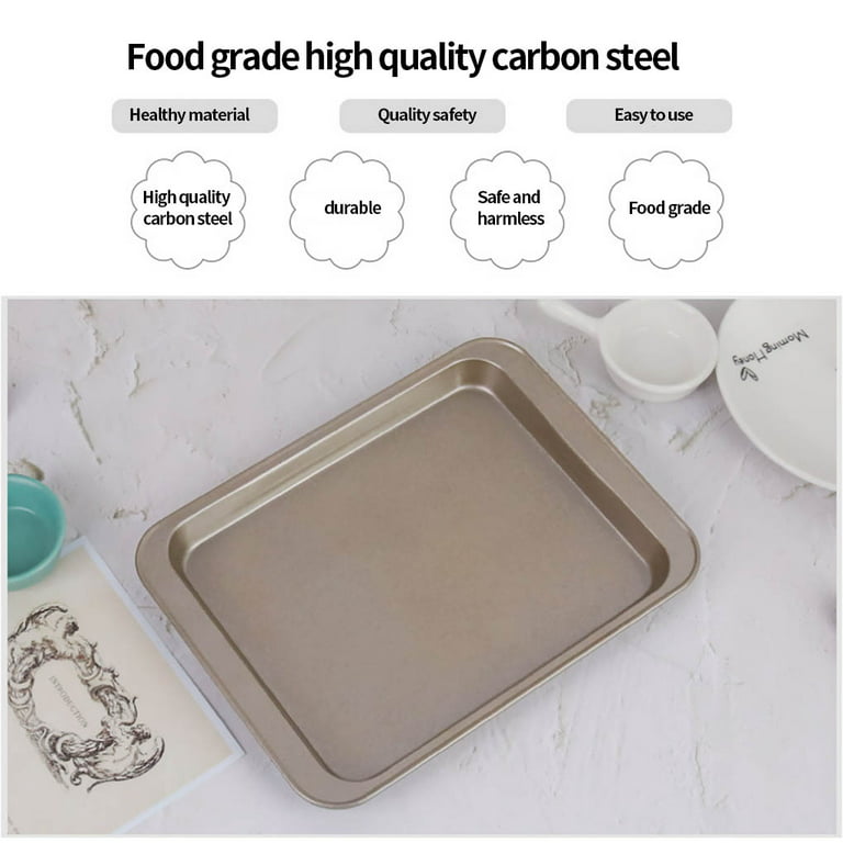 Fridja Bake Set, Cookie Pan with Metal Cooling Grid Set, Stainless Steel Baking Sheet with Cooling Grid, 9 inch x 12 inch, Size: 9 x 12