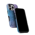 thumbnail image 5 of DesignSkinz Scratch-Resistant Hard Slim Case Compatible with iPhone 13 (Compatible with MagSafe) - Neon Vibrant Snake Skin Pattern, 5 of 9