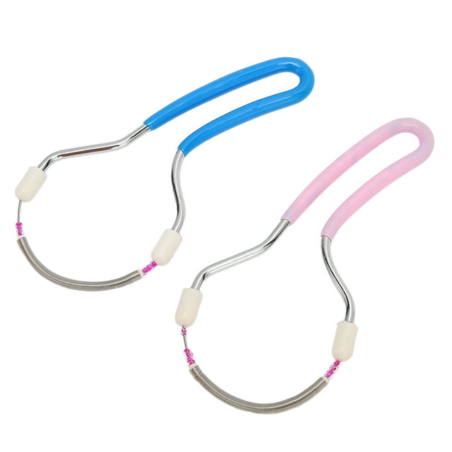 Hair Removal Spring, 2pcs Spring Facial Hair Remover Ergonomic Safe For Home Travel