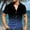 #302-Navy, variant on Ceisia Men's Solid Short Sleeve Camp Collar Shirt Button Down Casual Summer Top Breathable Cotton Gold M Gifts for Father