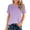 Light Violet, variant on MEICHEN Womens Short Sleeve T Shirts Summer Gradient Tops Casual Blouses Spring Fashion Beach Vacation Clothes