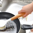 thumbnail image 3 of Brush with Handle Kitchen Cleaning Tool Replaceable Wear-resistant Tools Scrubber Household Gadgets Hotel Durable, 3 of 9