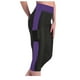 thumbnail image 2 of Leggings capri de yoga de cintura alta para mujer de Awdenio con bolsillos laterales y pantalones cortos en oferta, 2 of 7