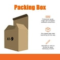 thumbnail image 4 of 50-Pack Packaging Cartons - 8.3"x4.7"x7" Corrugated Boxes for Shipping & Storage, 4 of 5