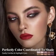 thumbnail image 3 of LUXAZA PRO 10PCS Plum Eyeshadow Stick Set - Neutral Shimmer & Matte Cream with Metallic Bronze Smoky Look, Eyeliner & Brightener. Ideal Women's Gift -Cocoa Crush, 3 of 7