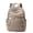 Brown, variant on Mini Nylon Backpack for Women, Casual Simple Lightweight Resistant Multiple Pockets Mini Travel Daypack