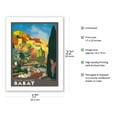 thumbnail image 2 of Rabat Morocco - All Year Long (Toute L'Année) - Vintage Travel Poster by E. Baudrillart c.1935 - Bamboo Fine Art 290gsm Paper (Unframed) 17x22in, 2 of 4