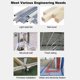 thumbnail image 2 of Mini pistola de clavos de acero manual, 4 engranajes, pistolas de clavos de pared ajustables para techo/ocultador de cables/accesorio, 2 of 8