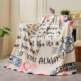 thumbnail image 2 of Sympathy Warm Hug Blanket - Compassion Throw Blanket Gift - with Inspirational Words & Prayer - Soft Purple Healing Get Well Gift Blanket - Love Comfort for Women Mom Friend 50" x 60", 2 of 6