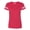 Vintage Red/ White, variant on LAT Women's Football V-Neck Fine Jersey Tee