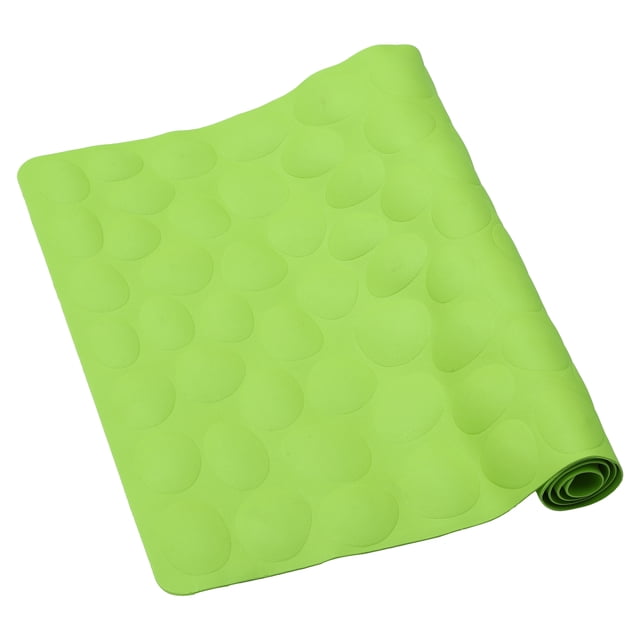 Alfombrilla de baño antideslizante Unique Bargains, alfombrilla de ducha con ventosas 31.50"x15.75" verde