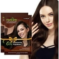 thumbnail image 1 of Herbishh Dark Brown Color Shampoo for Gray Hair, Hair Dye Shampoo 3 in 1, 100% Grey Coverage for Men & Women, Long-lasting & Travel-friendly, Ammonia-free, 30 ml (Pack of 1), 1 of 5